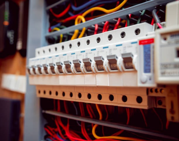 Electrical equipment Background and texture