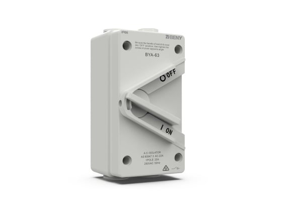 AC Disconnect Switch 63A IP66 BYA 63 02